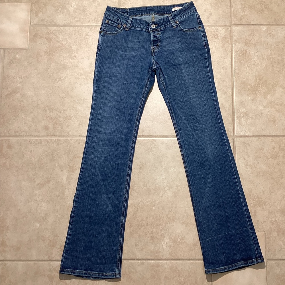 Red Tab Y2K Blue Stretch Denim Jeans Women Size 6